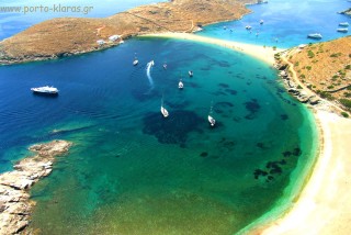 beaches porto klaras kolona beach is ideal for swimming and sailing too