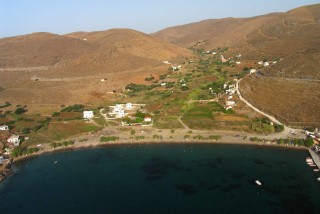 locations porto klaras beautiful beach on kytnos island in the cyclades