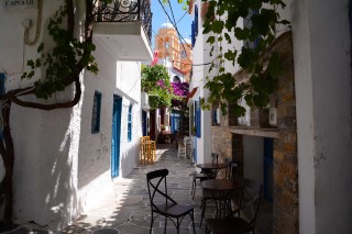 about kythnos porto klaras picturesque small roads in Kythnos