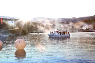 weddings porto klaras wedding boat in Kythnos Island